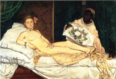 028 Edouard Manet Olympia 1863 Parigi museo D'Orsay