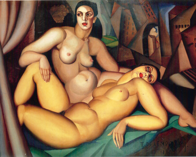 065 Tamara de Lempicka Le due amiche 1923 Ginevra museo d'arte moderna